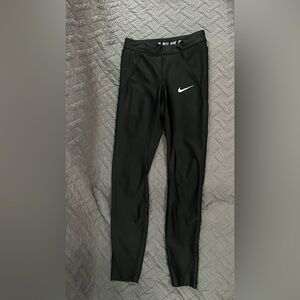 Nike dri fit running cropped Black Leggings